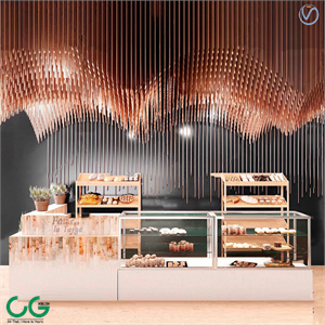 Modern dessert bar 3d model